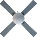 Ventilador de techo con luz - Cecotec EnergySilence Aero 450, Con luz, Función frío y calor, 50W, 106 cm, Inox