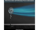 Ventilador de pie - Rowenta VU4420F2, 60 W, 1.3 m, 55 m³/min, 54 dB, 3 Velocidades, Función Antimosquitos, Silencioso, Negro