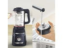Batidora de vaso - Moulinex Blendforce Cook LM5758, Batidora que cocina, 1,5 L, 5 Programas automáticos, 6 velocidades, 1000W, Autolimpieza, Negro