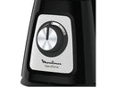 Batidora de vaso - Moulinex Blendforce LM4358, 800 W, 1.75 L, 6 Cuchillas, 2 velocidades, Tecnología Powelix, Vaso Vidrio Termorresistente, Negro