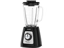 Batidora de vaso - Moulinex Blendforce LM4358, 800 W, 1.75 L, 6 Cuchillas, 2 velocidades, Tecnología Powelix, Vaso Vidrio Termorresistente, Negro