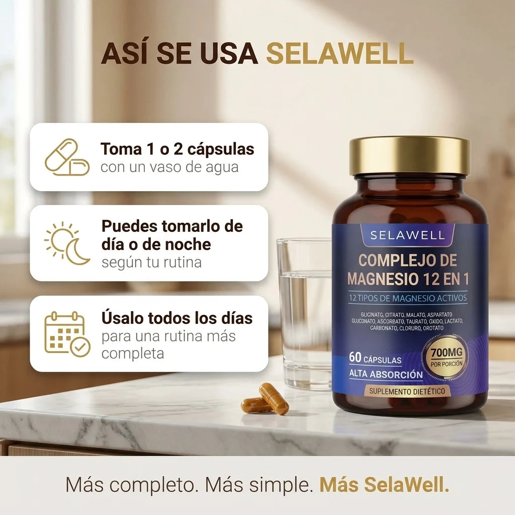 Complejo de Magnesio 12 en 1- SelaWell