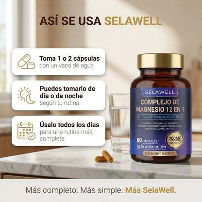 Complejo de Magnesio 12 en 1- SelaWell